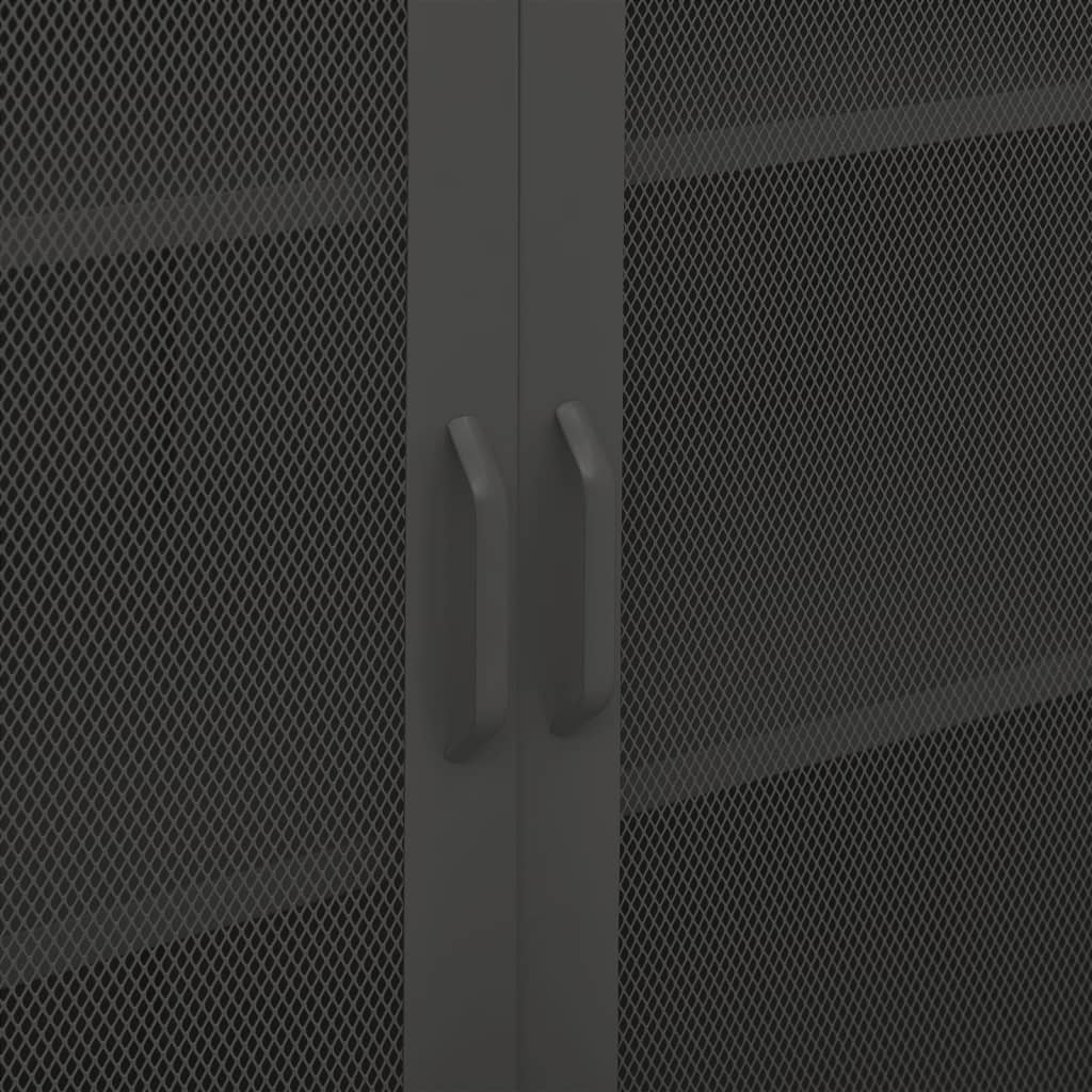 Armoire de rangement Anthracite 80x35x101,5 cm Acier - XIOS