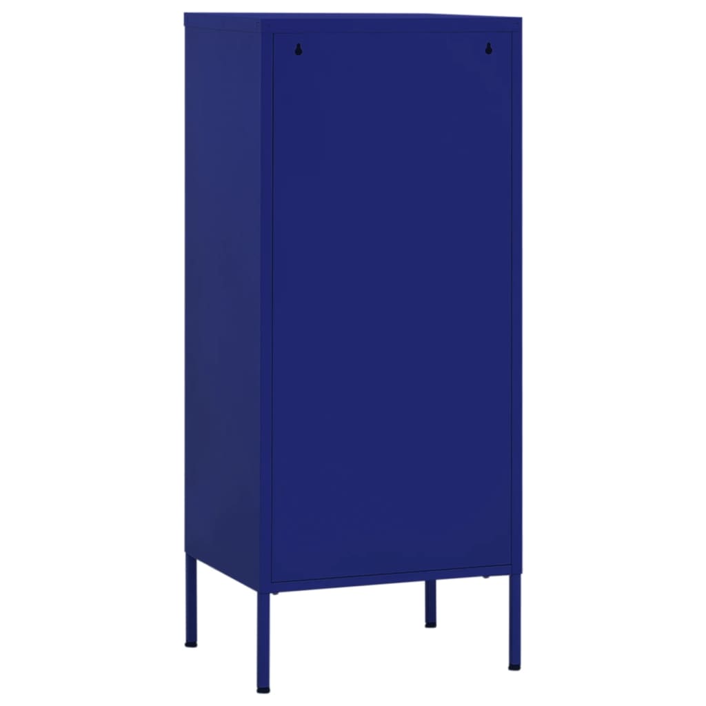Armoire de rangement Bleu marine 42,5x35x101,5 cm Acier - XIOS
