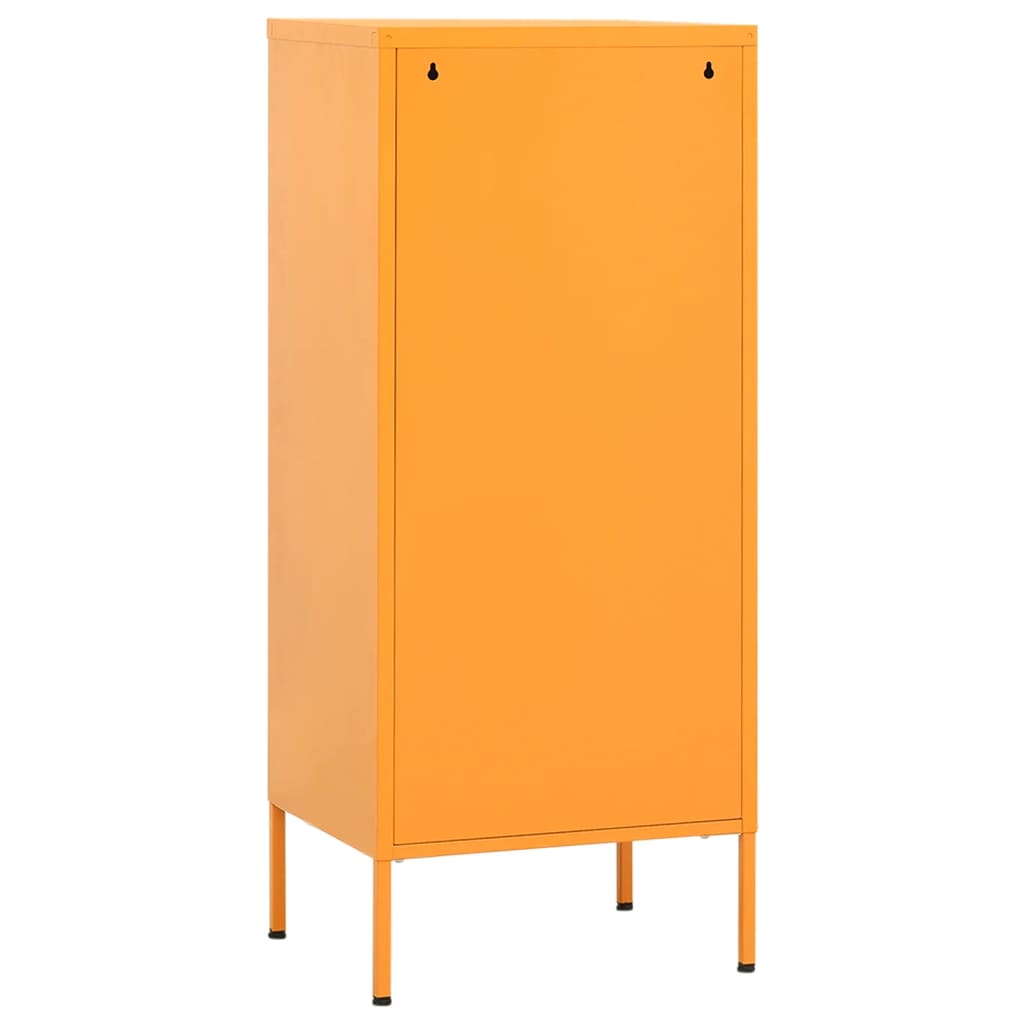 Armoire de rangement Jaune moutarde 42,5x35x101,5 cm Acier - XIOS