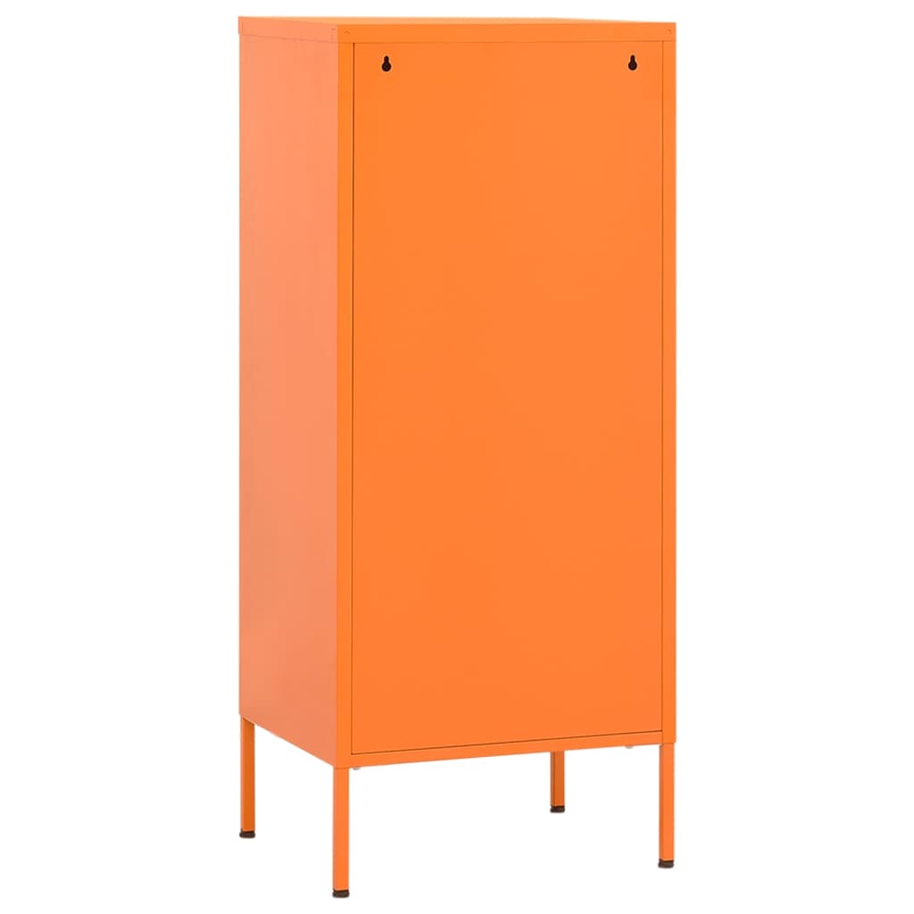 Armoire de rangement Orange 42,5x35x101,5 cm Acier - XIOS