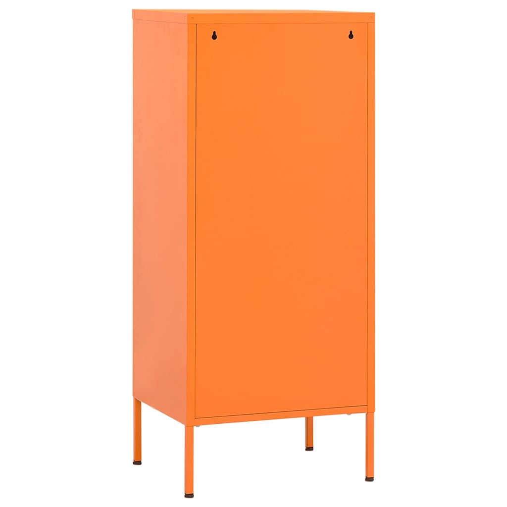 Armoire de rangement Orange 42,5x35x101,5 cm Acier - XIOS