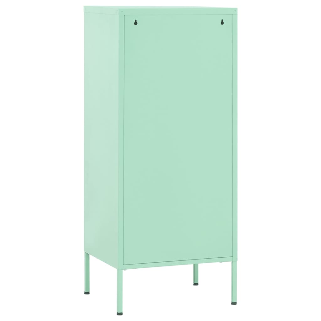 Armoire de rangement Vert menthe 42,5x35x101,5 cm Acier - XIOS