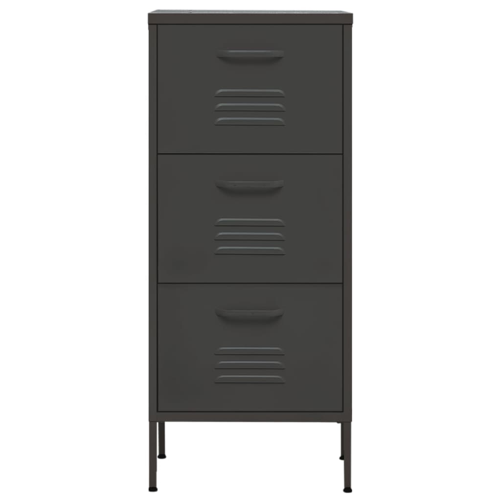 Armoire de rangement Anthracite 42,5x35x101,5 cm Acier - XIOS