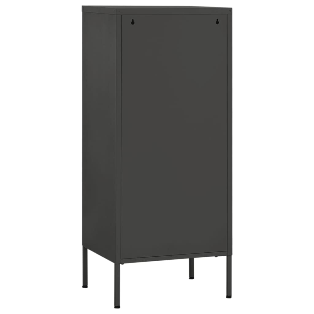 Armoire de rangement Anthracite 42,5x35x101,5 cm Acier - XIOS