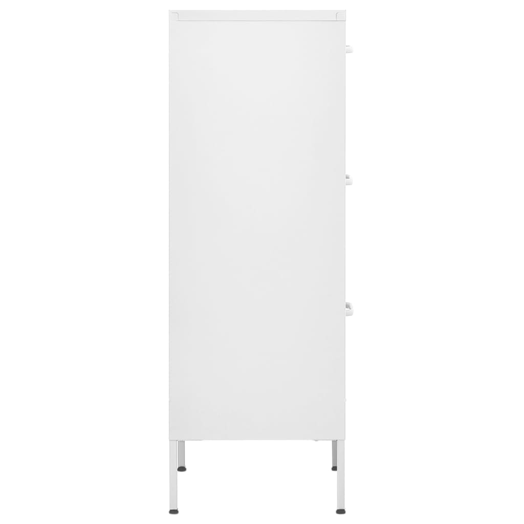 Armoire de rangement Blanc 42,5x35x101,5 cm Acier - XIOS