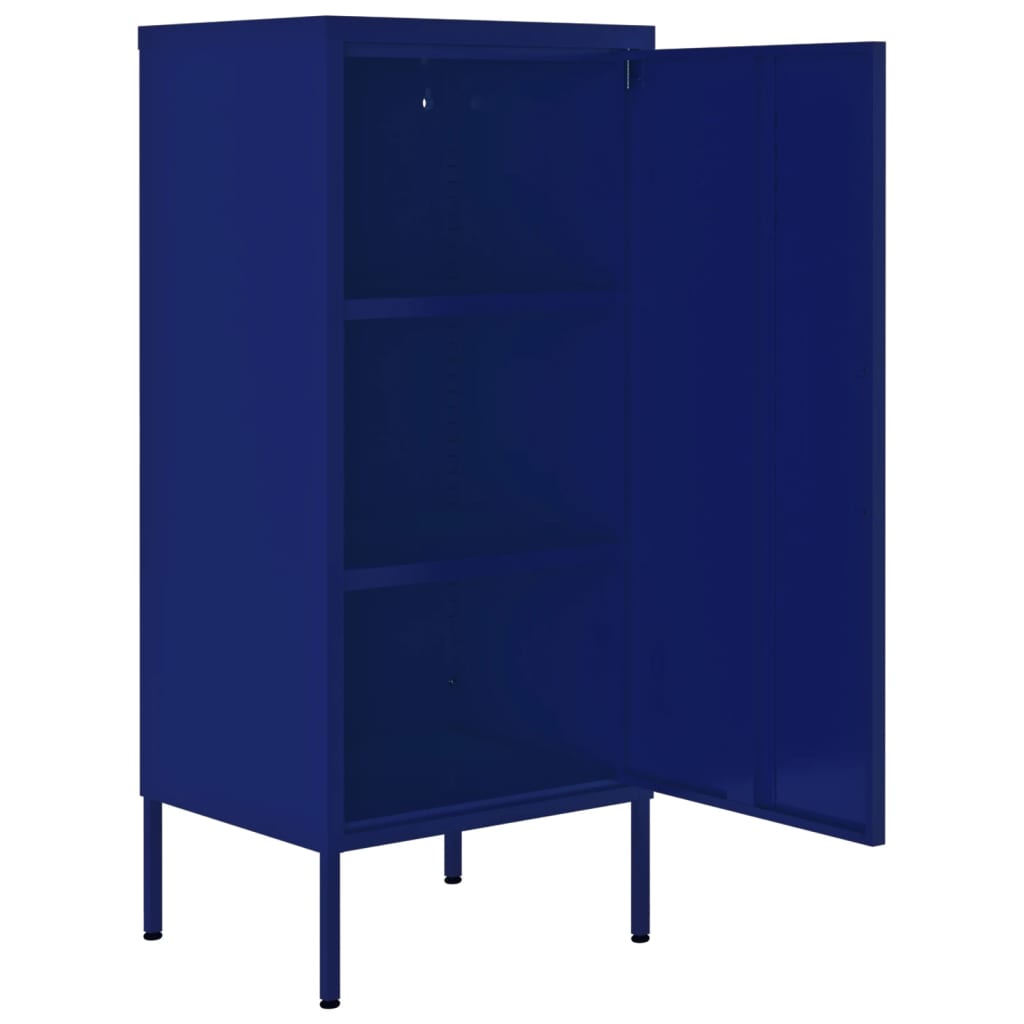 Armoire de rangement Bleu marine 42,5x35x101,5 cm Acier - XIOS