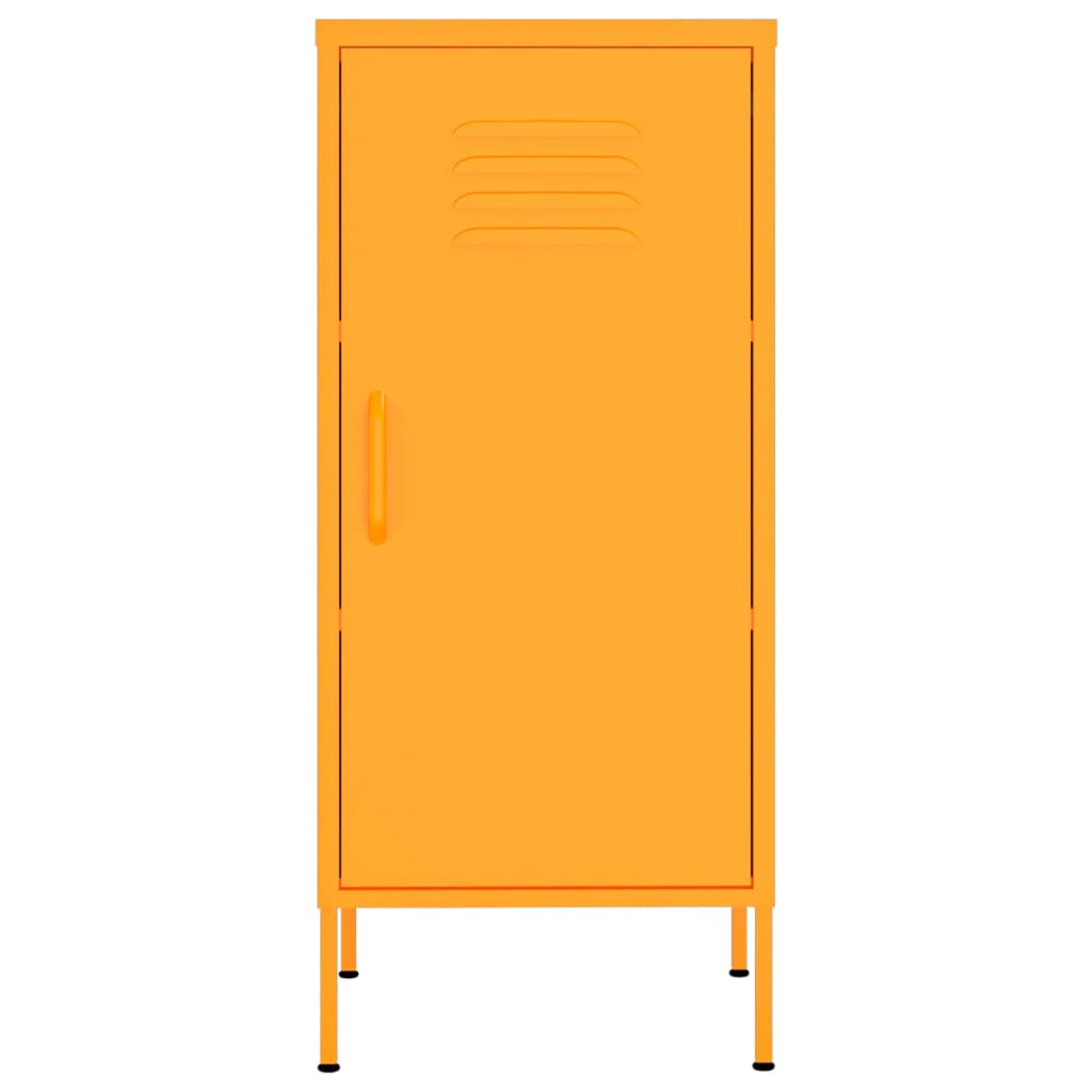 Armoire de rangement Jaune moutarde 42,5x35x101,5 cm Acier - XIOS