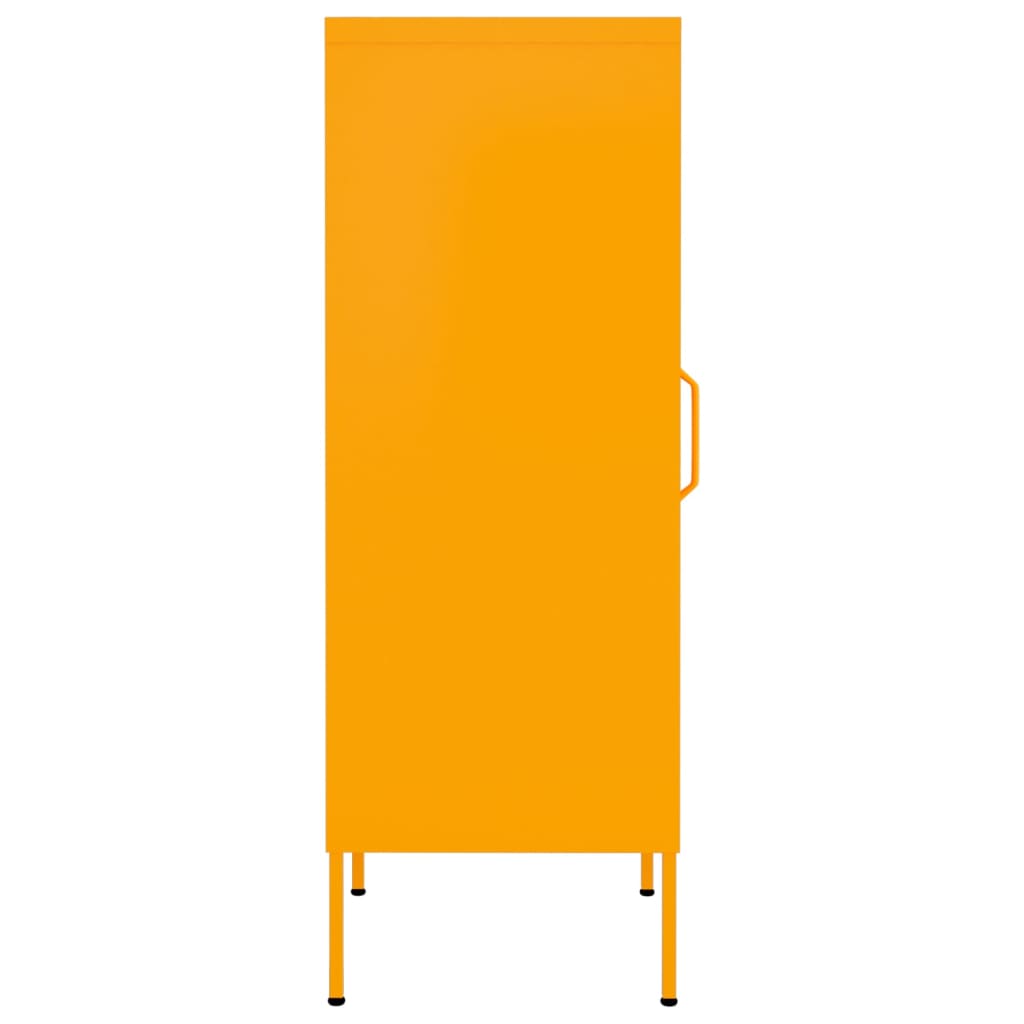Armoire de rangement Jaune moutarde 42,5x35x101,5 cm Acier - XIOS
