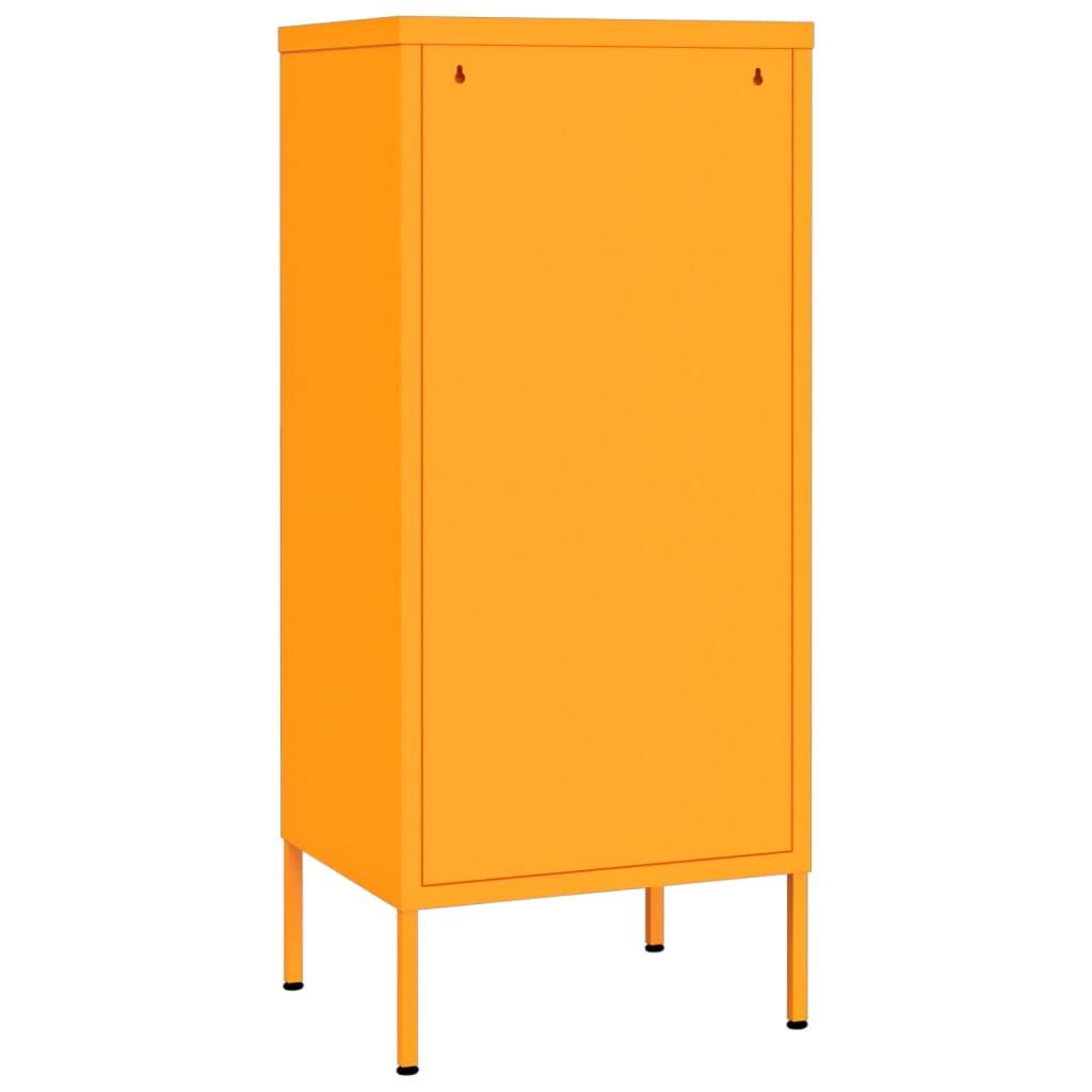 Armoire de rangement Jaune moutarde 42,5x35x101,5 cm Acier - XIOS