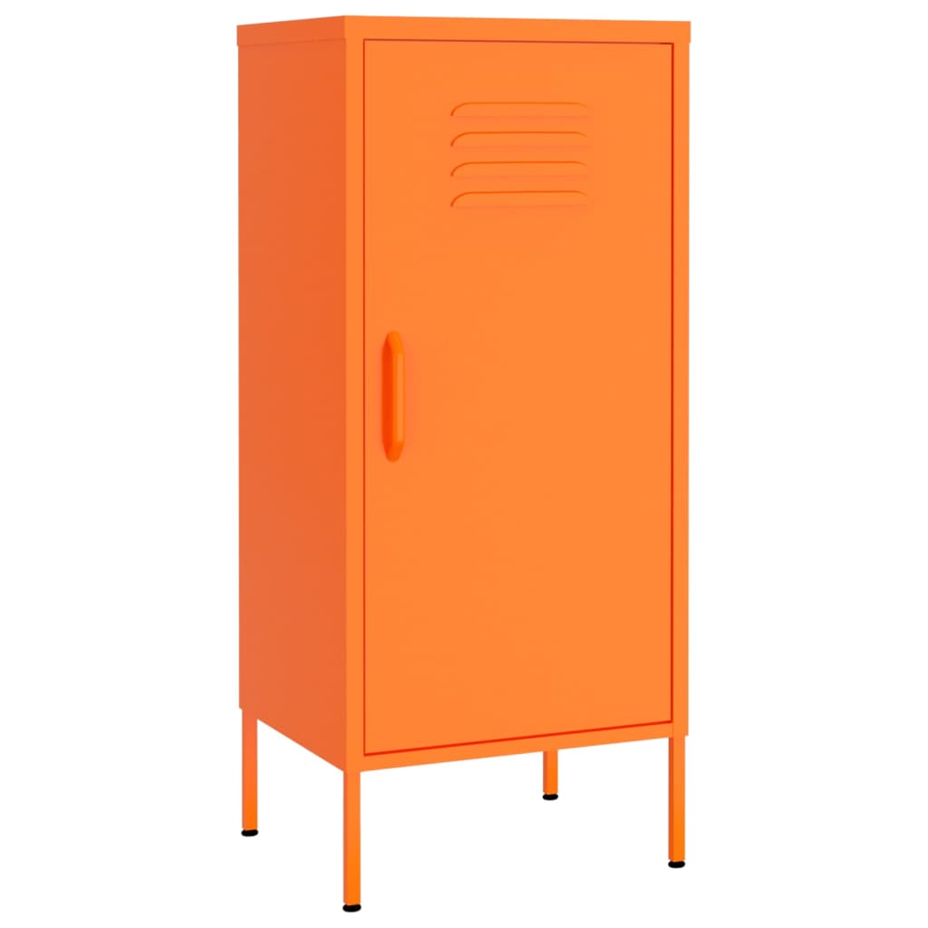 Armoire de rangement Orange 42,5x35x101,5 cm Acier - XIOS