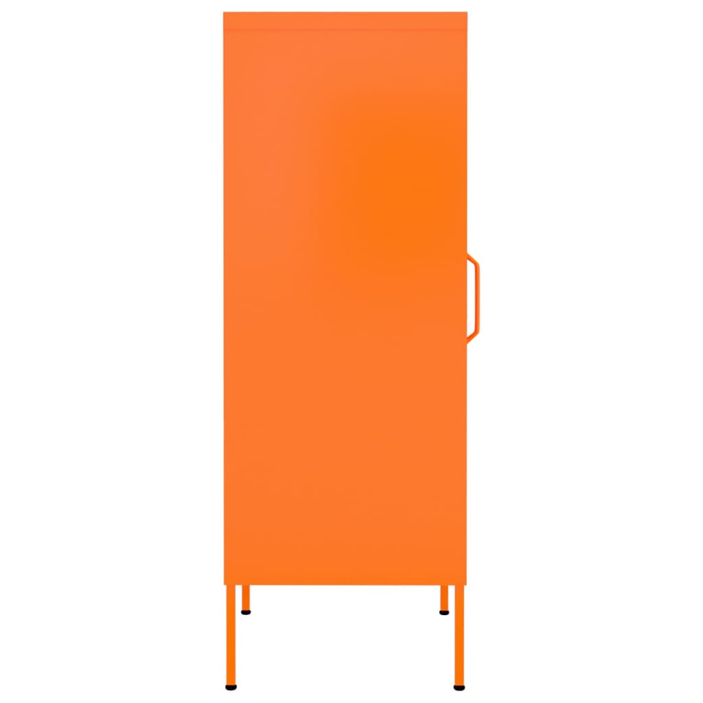 Armoire de rangement Orange 42,5x35x101,5 cm Acier - XIOS
