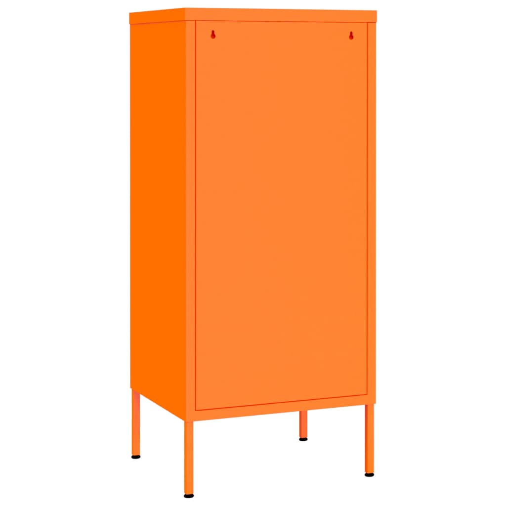 Armoire de rangement Orange 42,5x35x101,5 cm Acier - XIOS