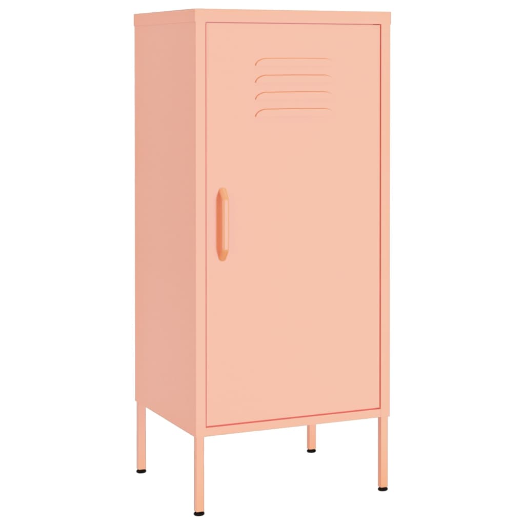 Armoire de rangement Rose 42,5x35x101,5 cm Acier - XIOS