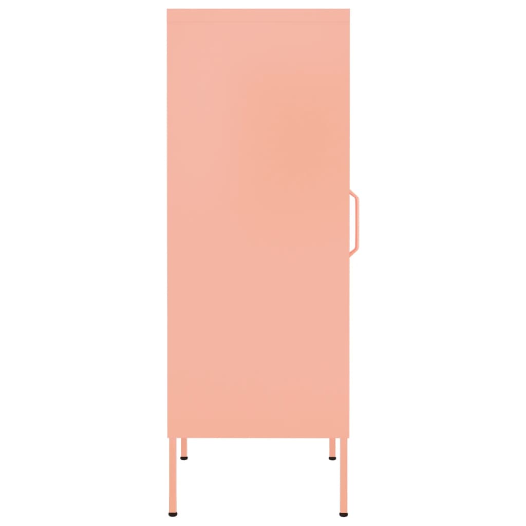 Armoire de rangement Rose 42,5x35x101,5 cm Acier - XIOS