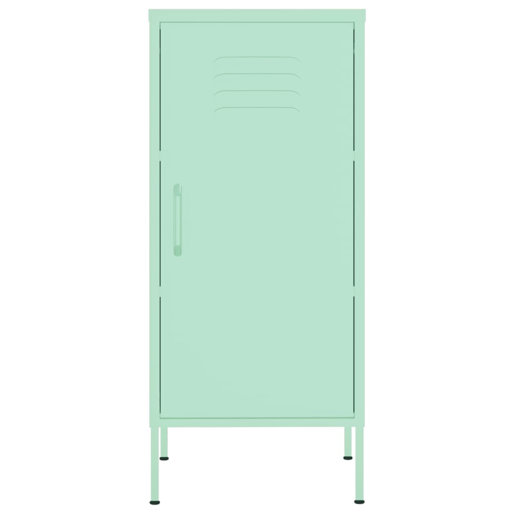 Armoire de rangement Vert menthe 42,5x35x101,5 cm Acier - XIOS