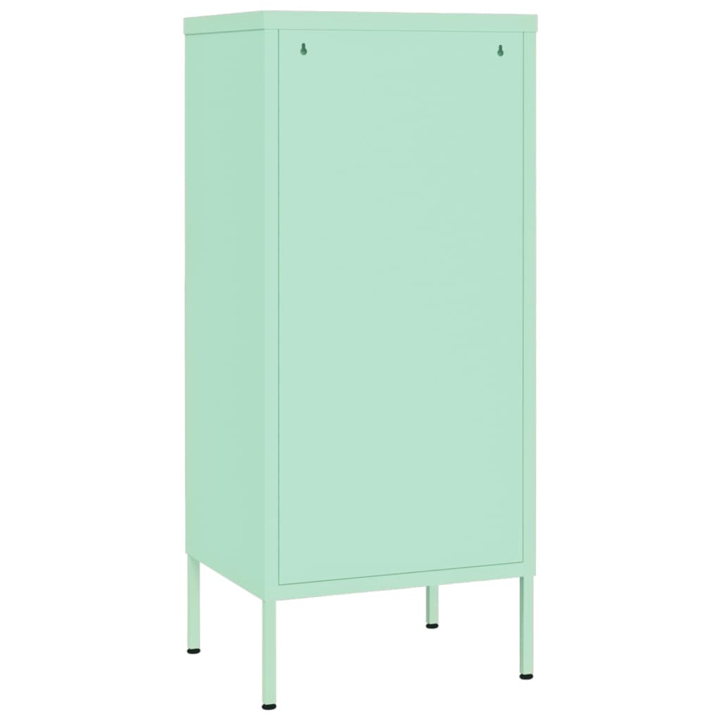 Armoire de rangement Vert menthe 42,5x35x101,5 cm Acier - XIOS