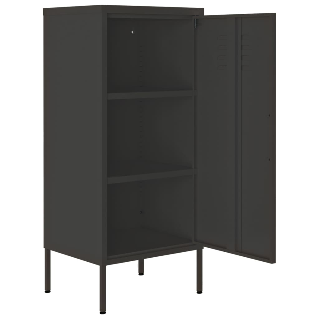 Armoire de rangement Anthracite 42,5x35x101,5 cm Acier - XIOS