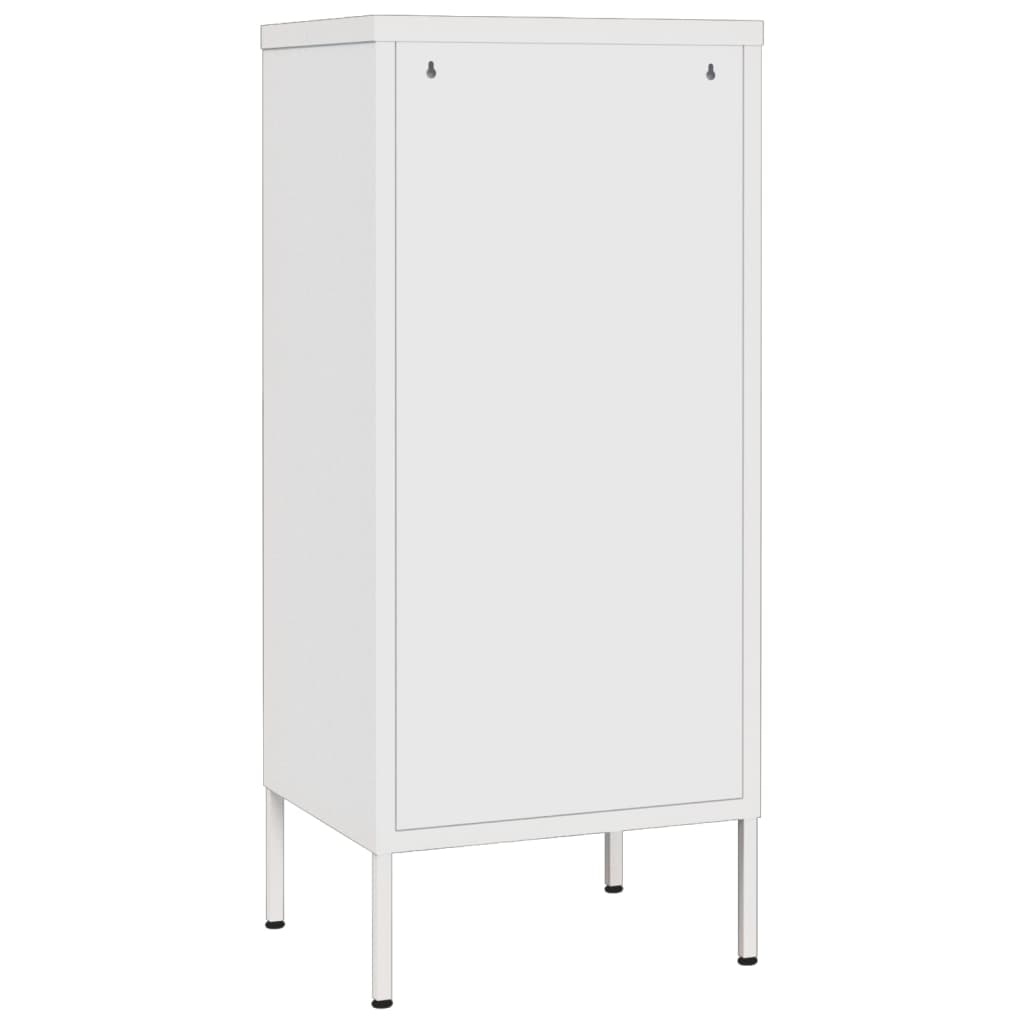 Armoire de rangement Blanc 42,5x35x101,5 cm Acier - XIOS