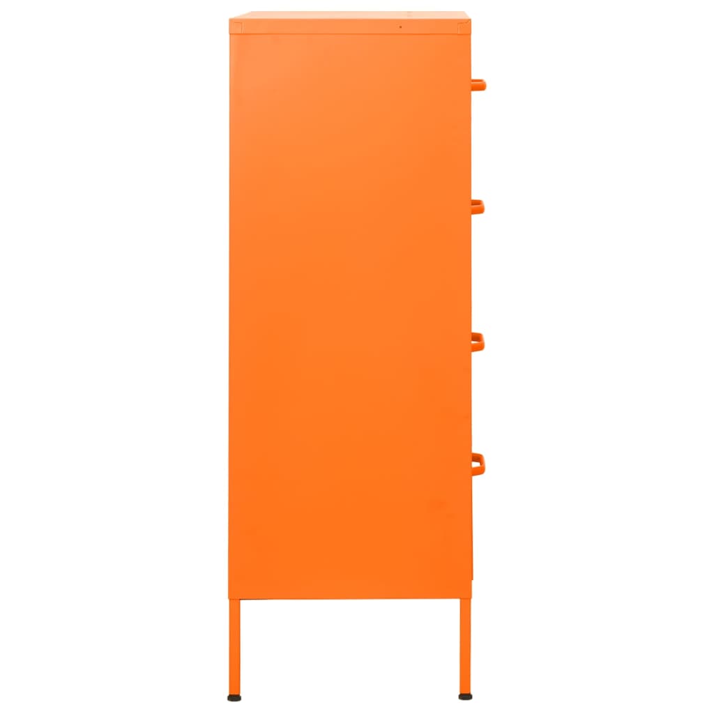 Commode Orange 80x35x101,5 cm Acier - XIOS