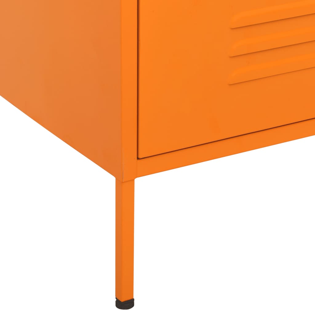 Commode Orange 80x35x101,5 cm Acier - XIOS
