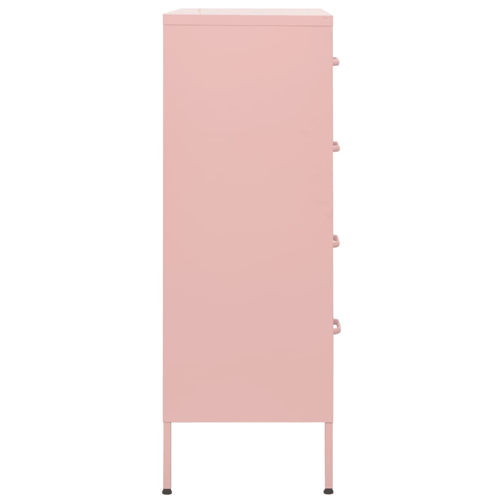 Commode Rose 80x35x101,5 cm Acier - XIOS