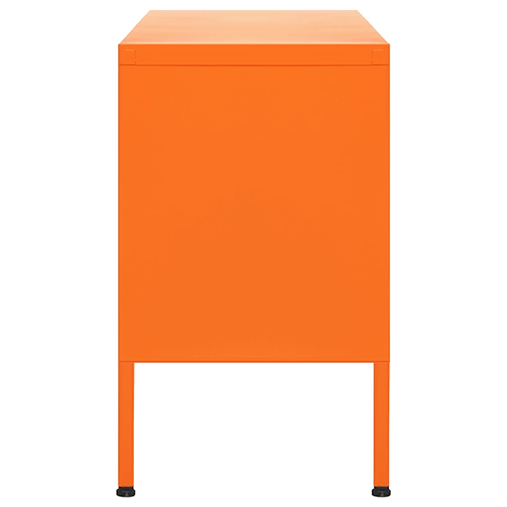 Meuble TV Orange 105x35x50 cm Acier - XIOS