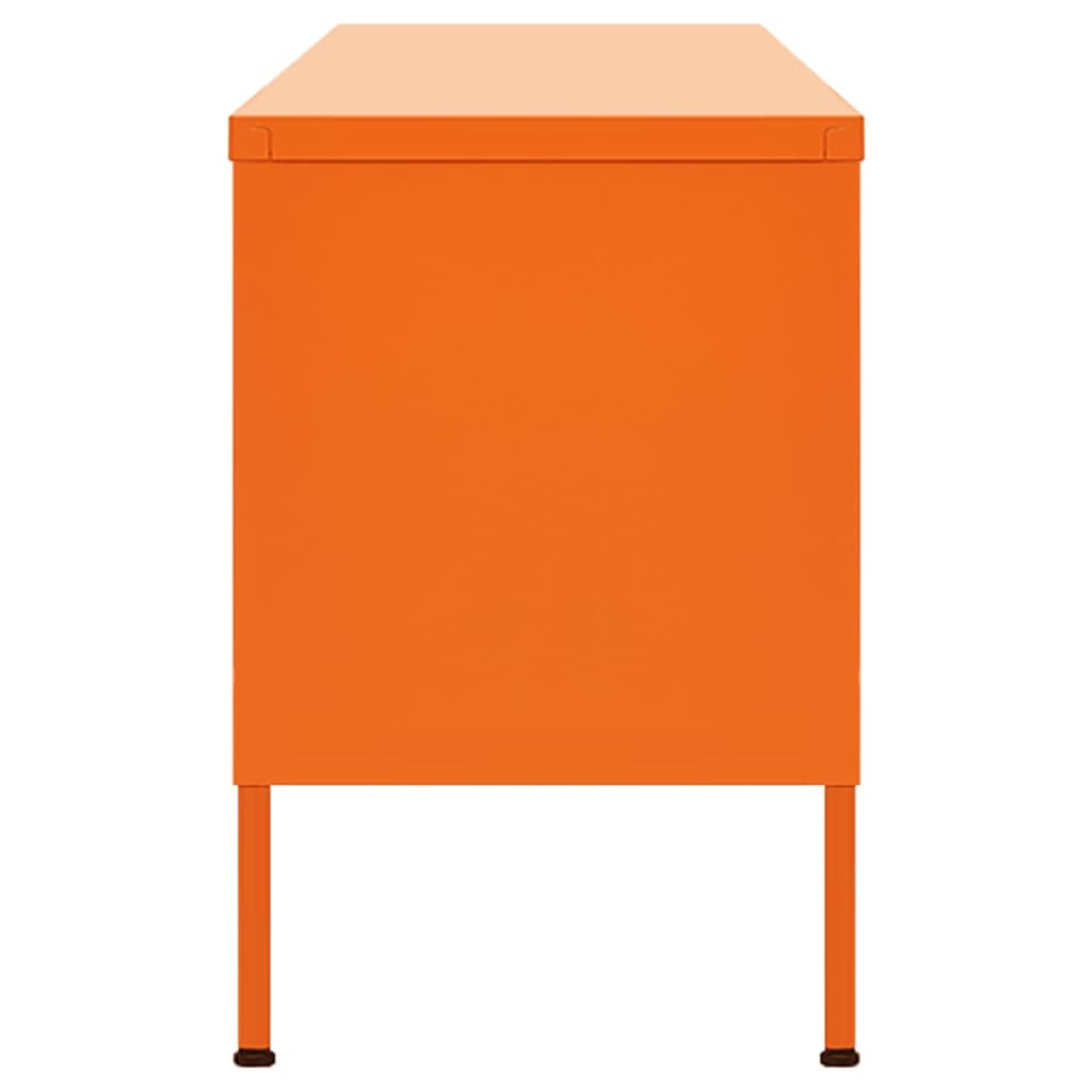 Meuble TV Orange 105x35x50 cm Acier - XIOS