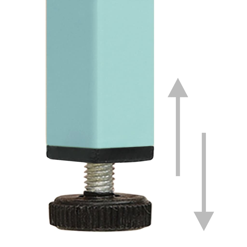 Meuble TV Vert menthe 105x35x50 cm Acier - XIOS
