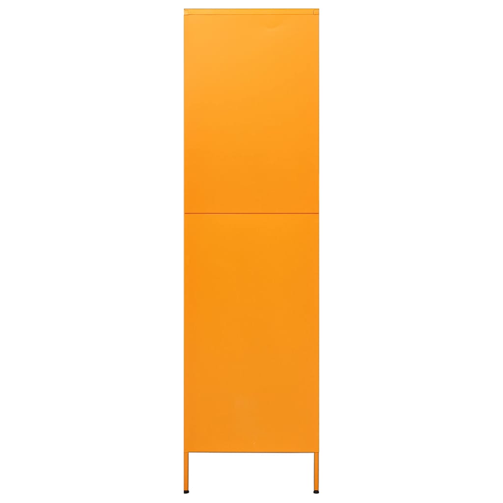 Garde-robe Jaune moutarde 90x50x180 cm Acier - XIOS