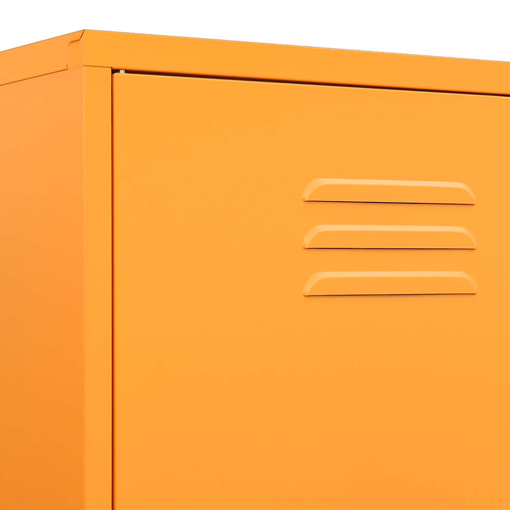 Garde-robe Jaune moutarde 90x50x180 cm Acier - XIOS