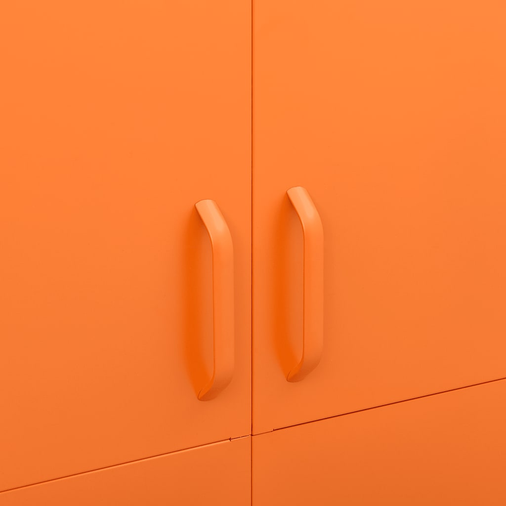 Garde-robe Orange 90x50x180 cm Acier - XIOS