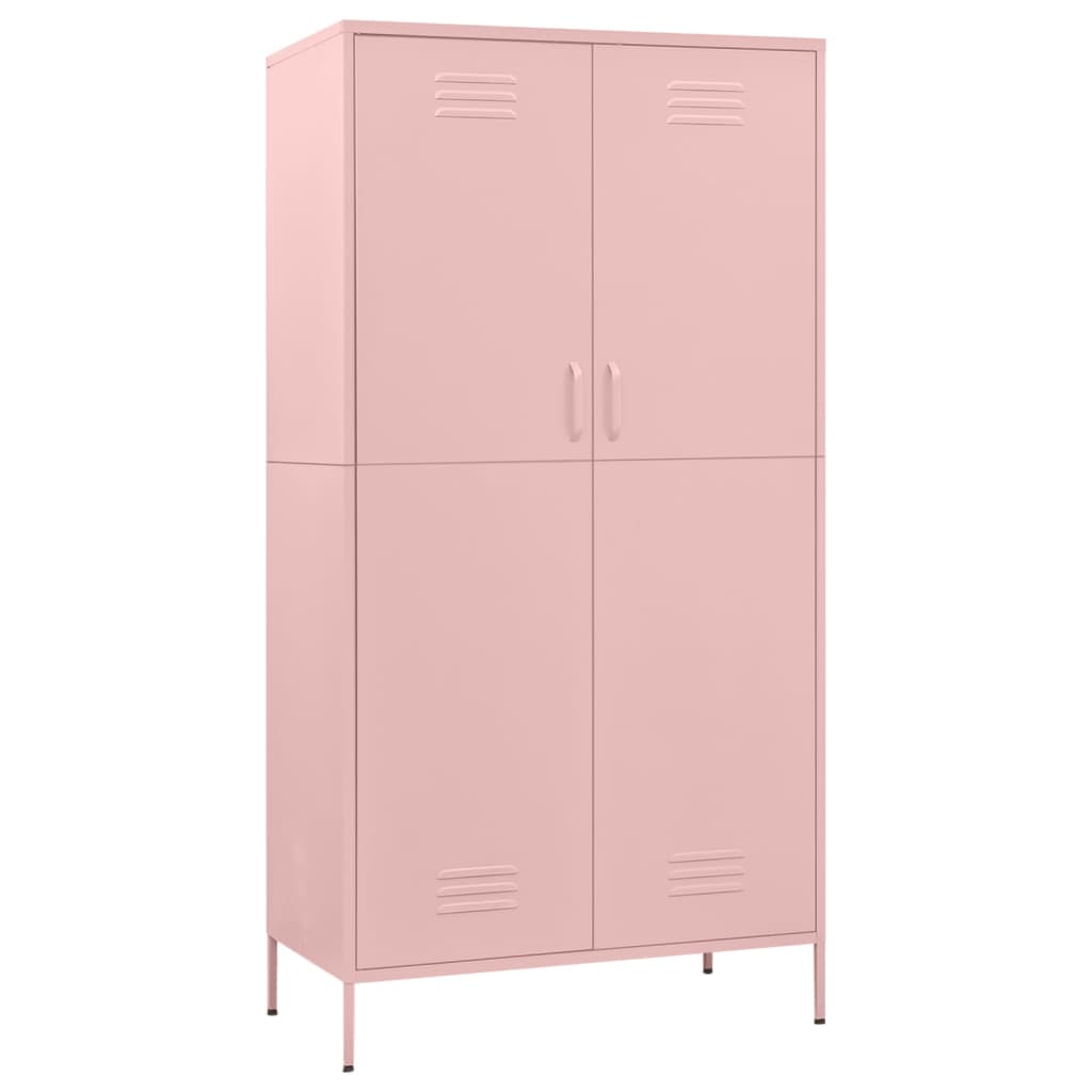 Garde-robe Rose 90x50x180 cm Acier - XIOS