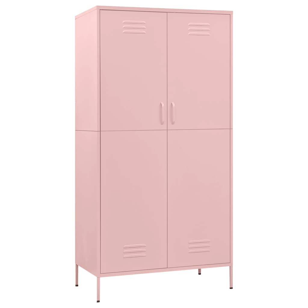 Garde-robe Rose 90x50x180 cm Acier - XIOS
