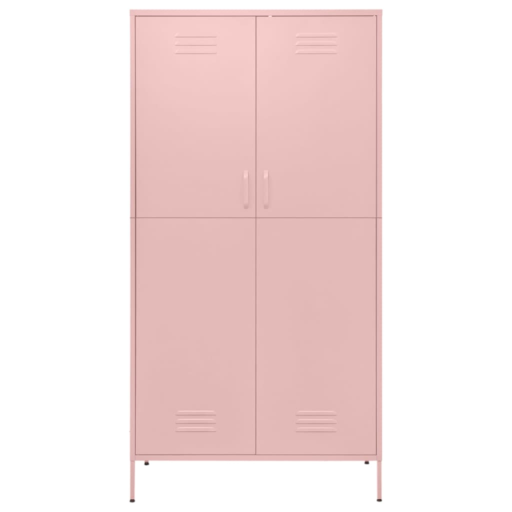 Garde-robe Rose 90x50x180 cm Acier