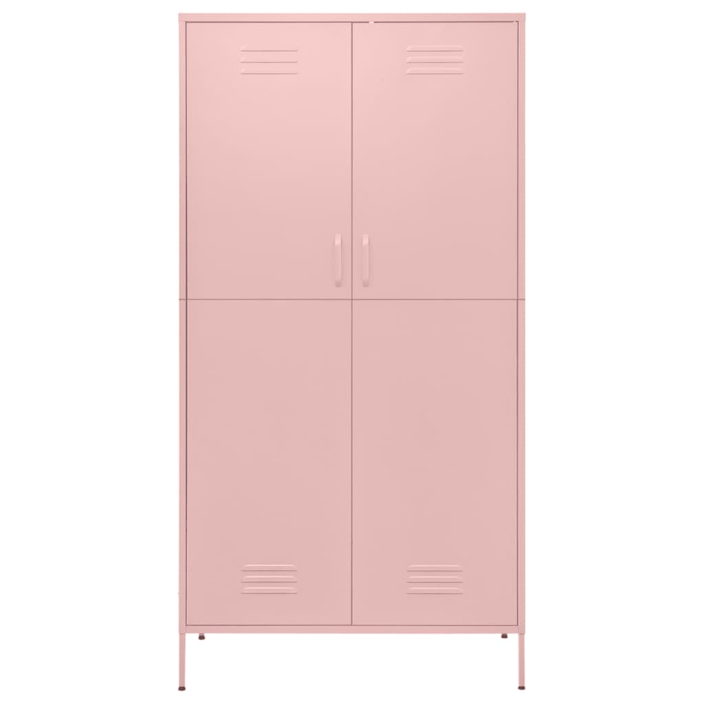 Garde-robe Rose 90x50x180 cm Acier - XIOS