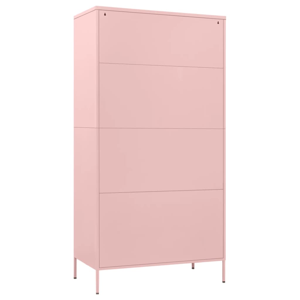 Garde-robe Rose 90x50x180 cm Acier - XIOS