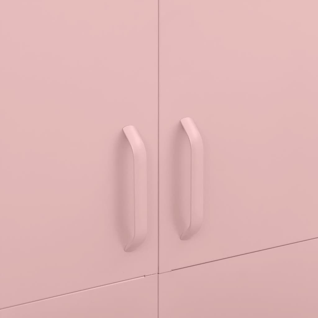 Garde-robe Rose 90x50x180 cm Acier - XIOS