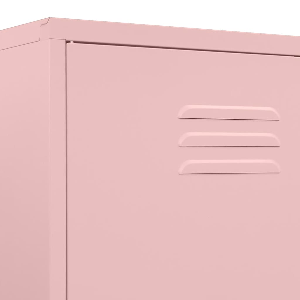 Garde-robe Rose 90x50x180 cm Acier - XIOS