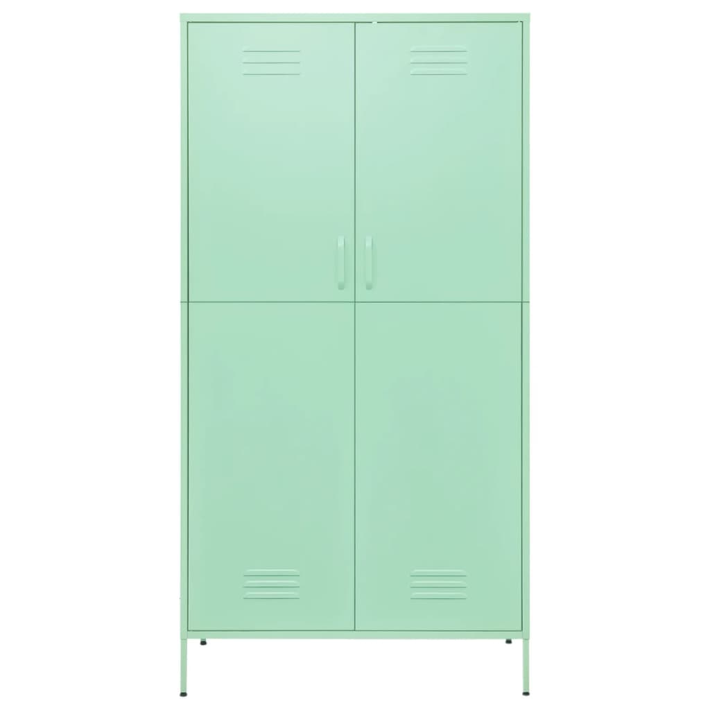 Garde-robe Vert menthe 90x50x180 cm Acier - XIOS
