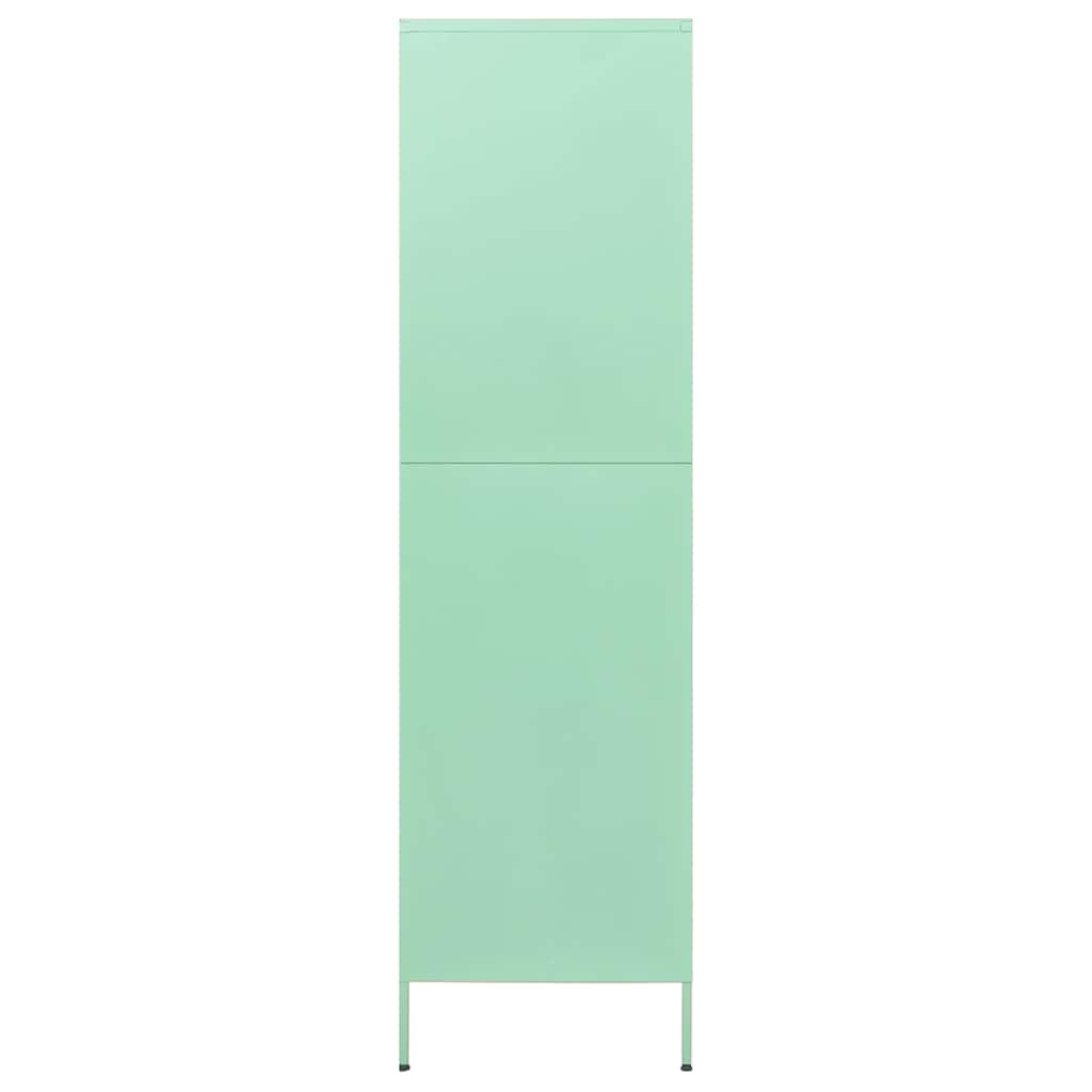 Garde-robe Vert menthe 90x50x180 cm Acier - XIOS