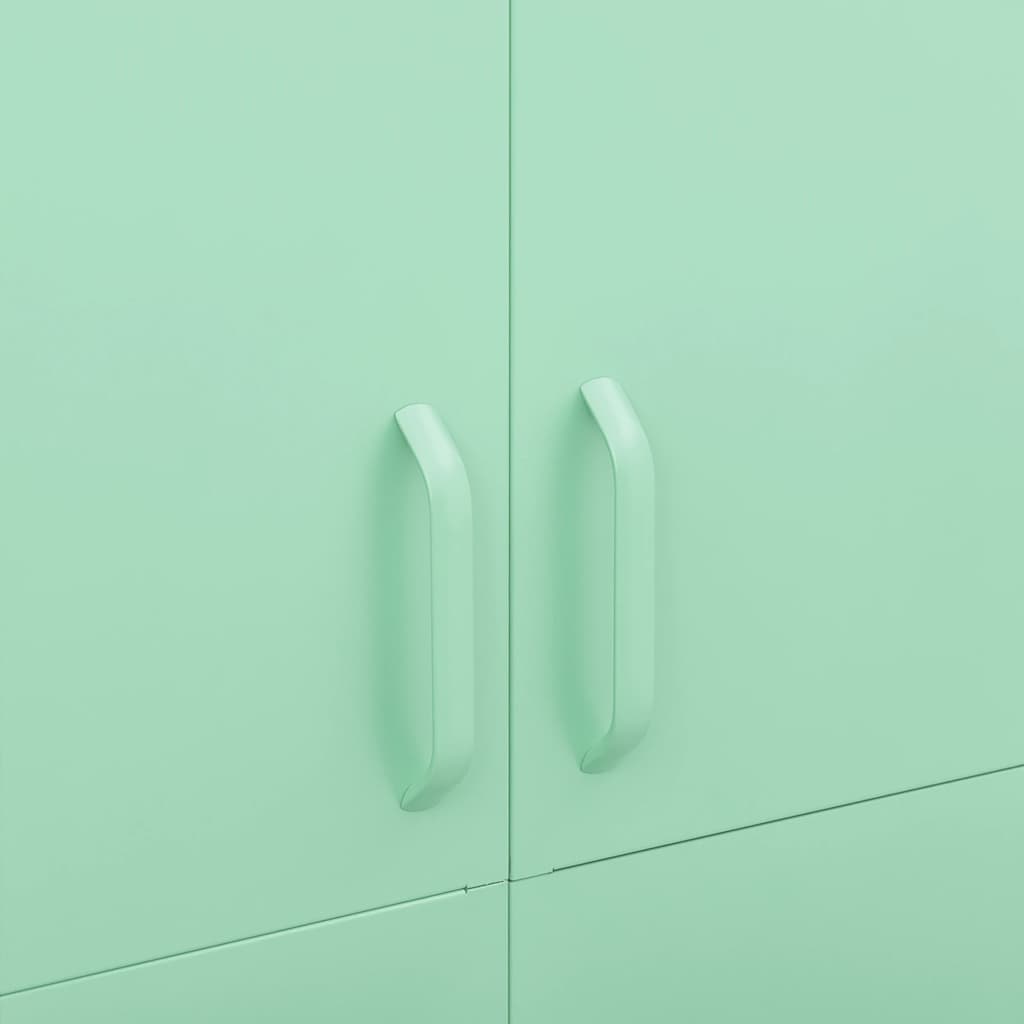 Garde-robe Vert menthe 90x50x180 cm Acier - XIOS