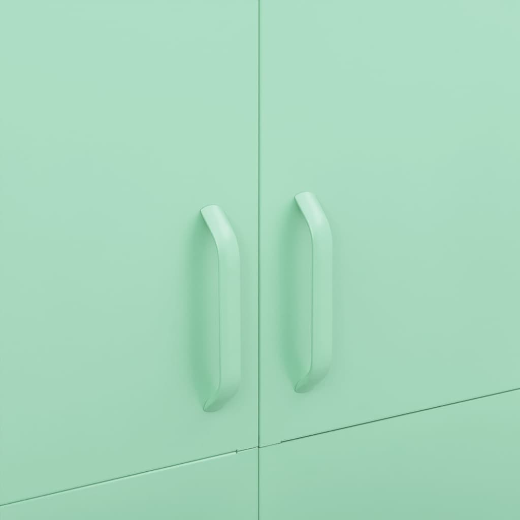 Garde-robe Vert menthe 90x50x180 cm Acier - XIOS