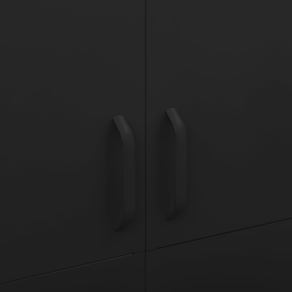 Garde-robe Noir 90x50x180 cm Acier - XIOS