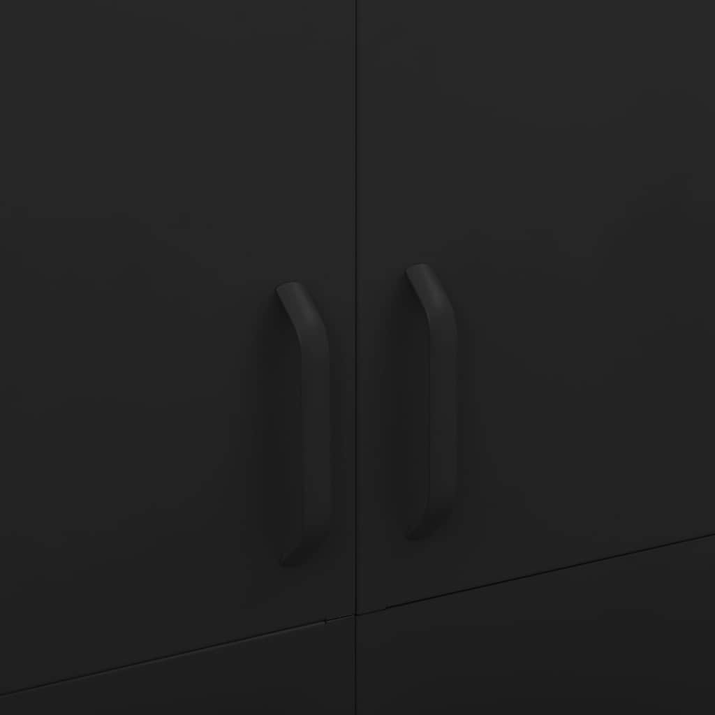 Garde-robe Noir 90x50x180 cm Acier - XIOS