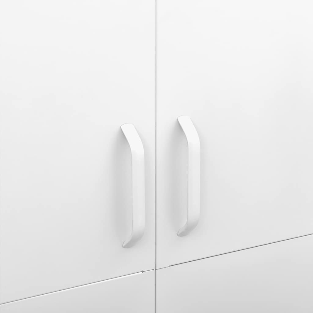 Garde-robe Blanc 90x50x180 cm Acier - XIOS
