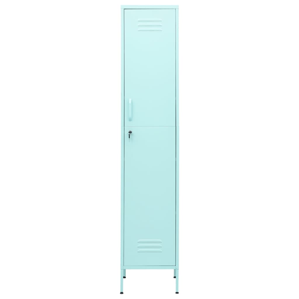 Armoire à casiers Vert menthe 35x46x180 cm Acier - XIOS