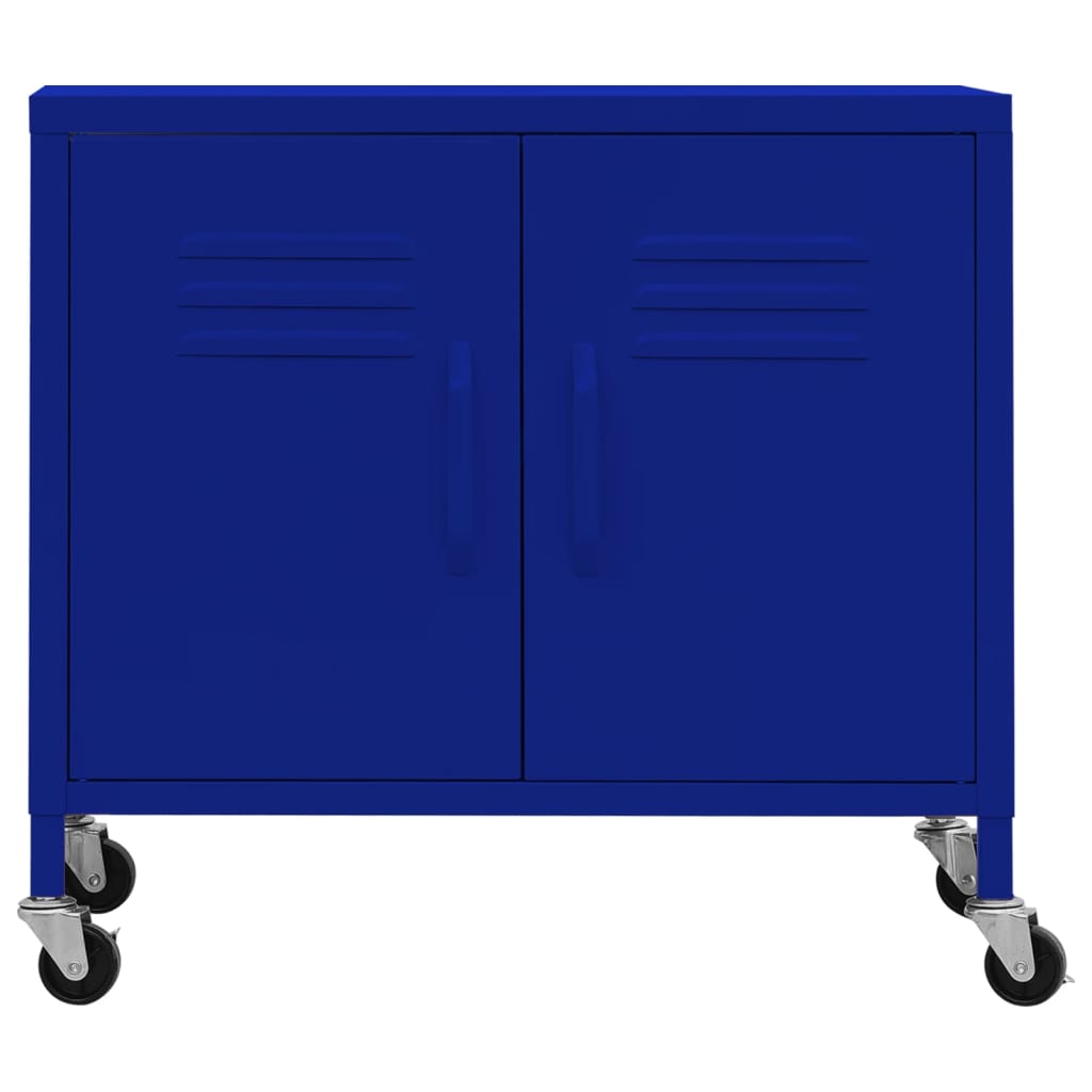 Armoire de rangement Bleu marine 60x35x56 cm Acier - XIOS