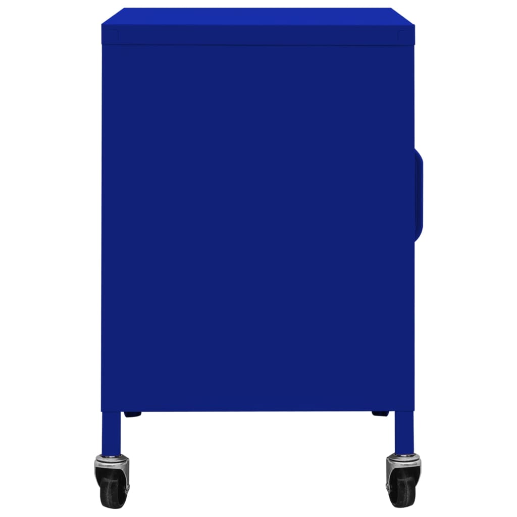 Armoire de rangement Bleu marine 60x35x56 cm Acier - XIOS