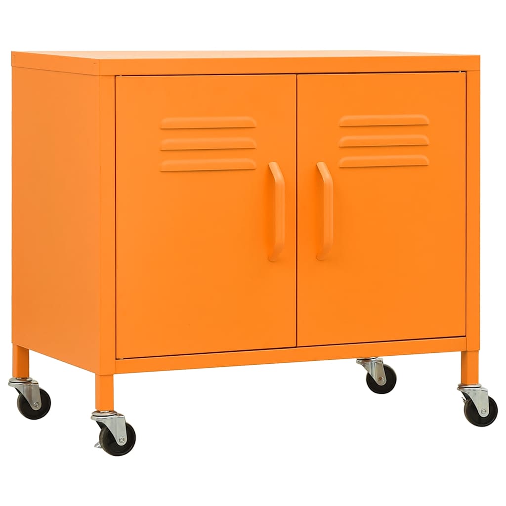 Armoire de rangement Orange 60x35x56 cm Acier - XIOS