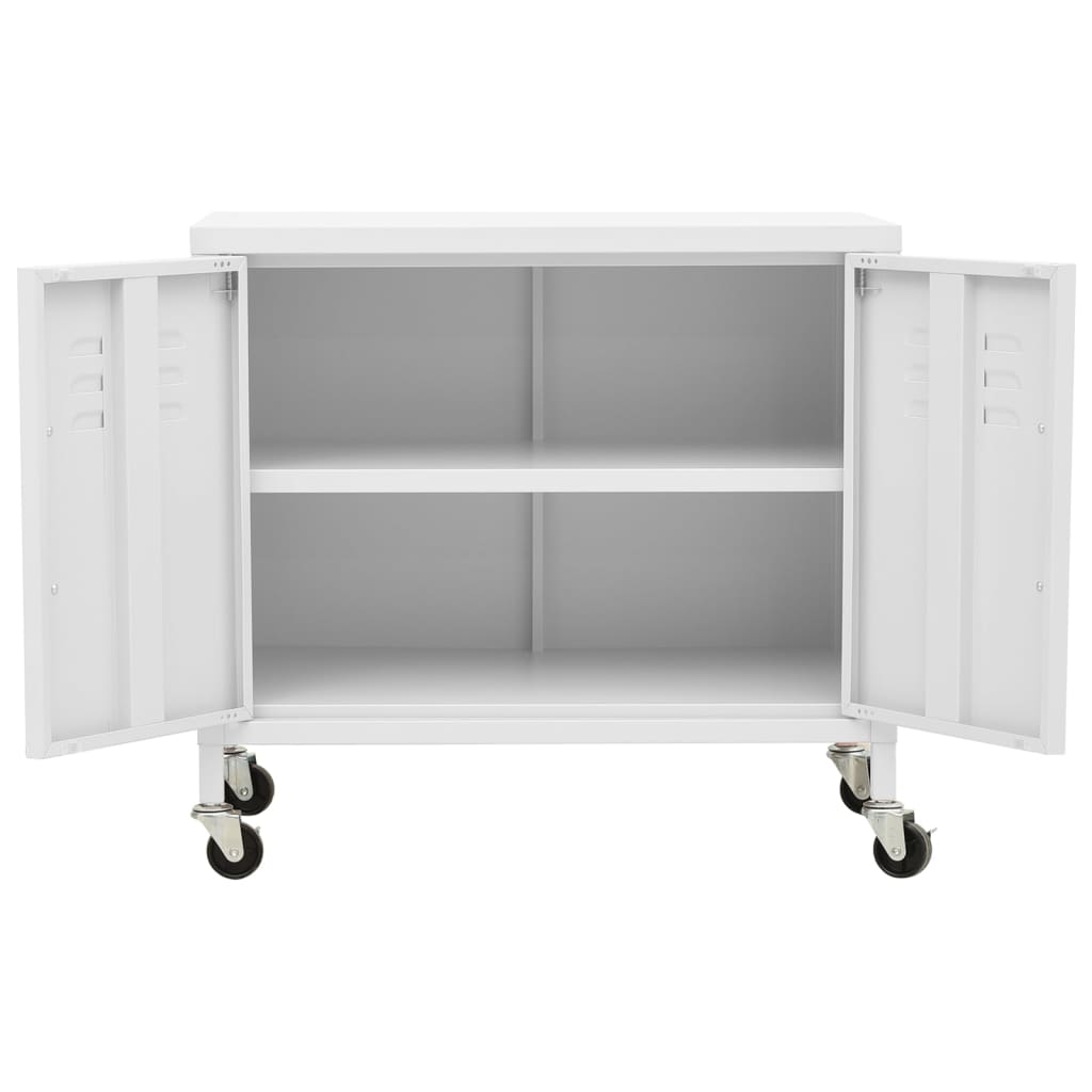 Armoire de rangement Blanc 60x35x56 cm Acier - XIOS